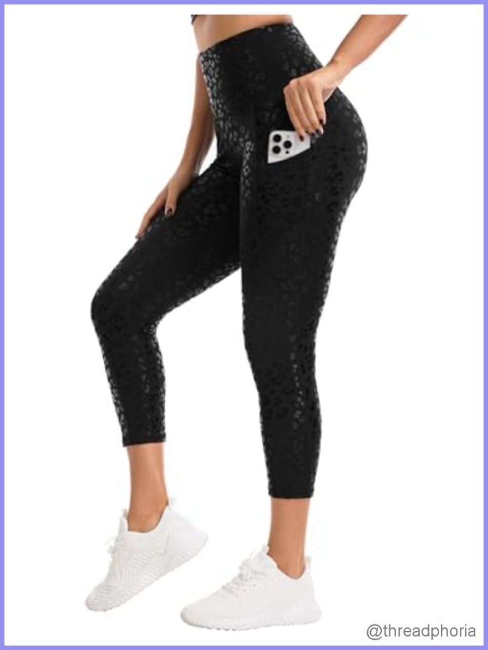 High Waist Yoga Leggings with Deep Pockets Tummy Control